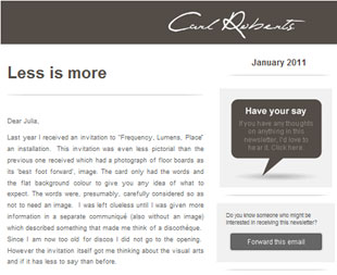 Email newsletters build relationships with your customers